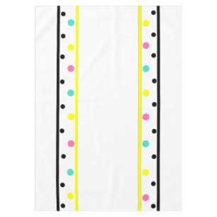 Yellow Polka Dots Tablecloth