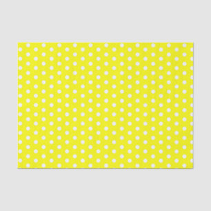 Yellow Polka Dots Tissue Paper