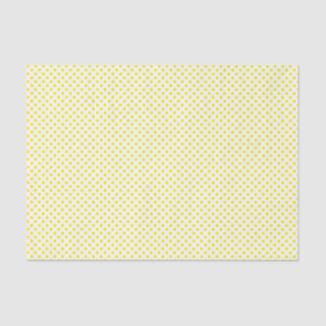 Yellow Polka Dots Tissue Paper (Front)
