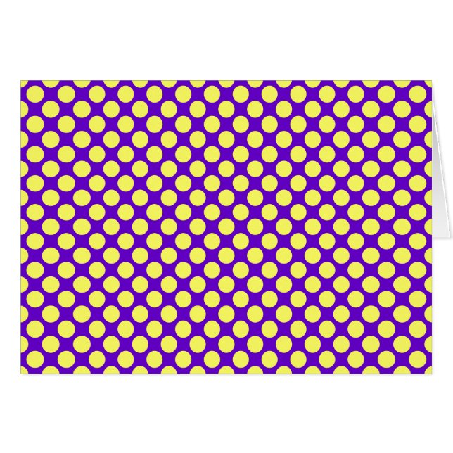 Yellow Polka Dots with Purple Background STaylor (Front Horizontal)