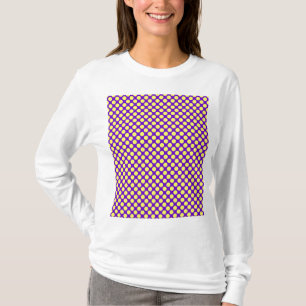 Yellow Polka Dots With Purple Background STaylor T-Shirt