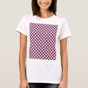Yellow Polka Dots With Purple Background STaylor T-Shirt