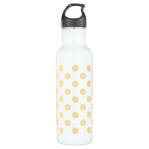 Yellow polkadots 710 ml water bottle