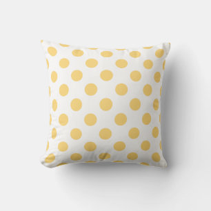 Yellow polkadots cushion