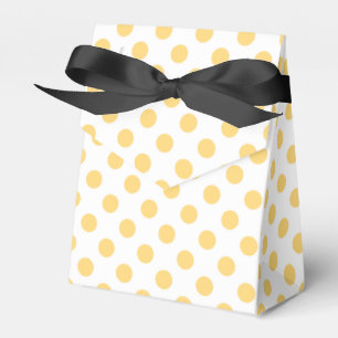 Yellow polkadots favour box
