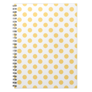 Yellow polkadots notebook