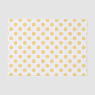 Yellow polkadots tissue paper