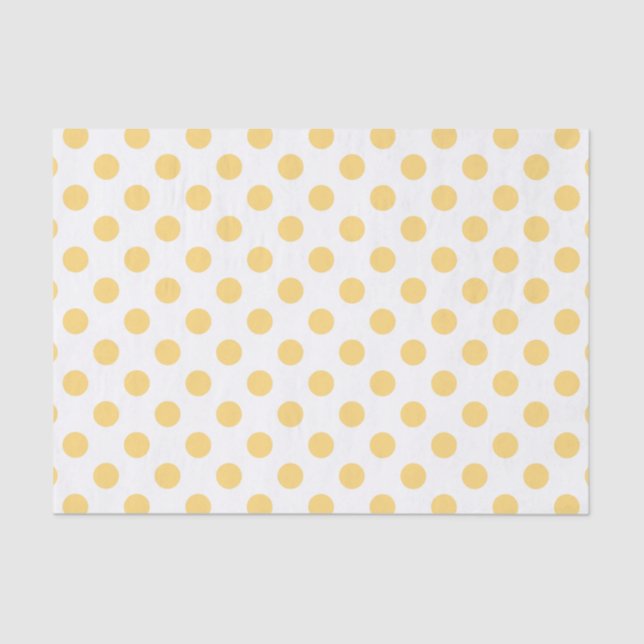 Yellow polkadots tissue paper (Front)