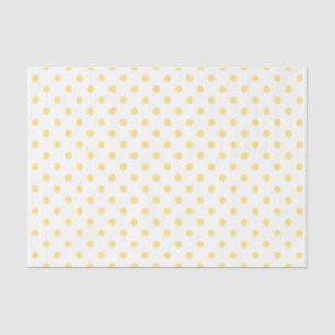 Yellow Polkadots Tissue Paper