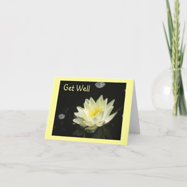 Yellow Pond Lily Card (Front)
