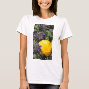 Yellow Poppy Flower Photograph T-Shirt