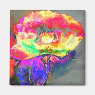 Yellow Poppy Magnet