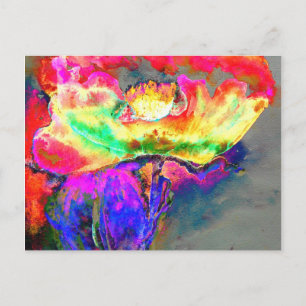 Yellow Poppy Postcard