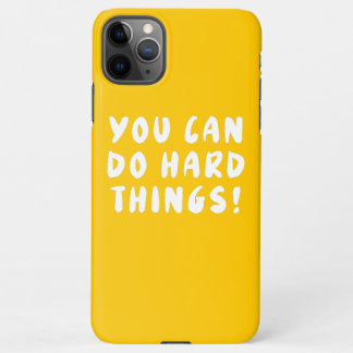 Yellow Positive Inspirational Quote iPhone 11Pro Max Case
