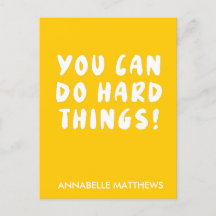 Yellow Positive Inspirational Quote 