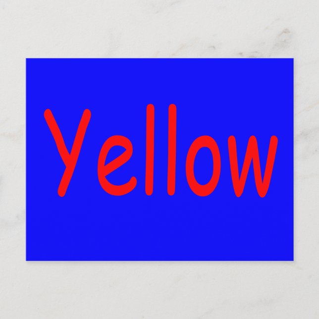 Yellow Postcard (Front)