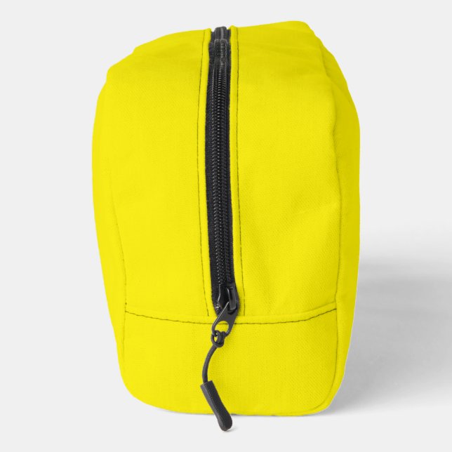 Yellow Print Cut Sew Toiletry Bag (Right)