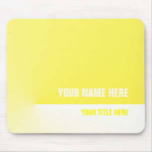 Yellow Pro Mouse Mat