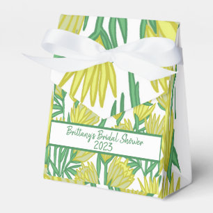 Yellow Protea Original Floral Design Favour Box
