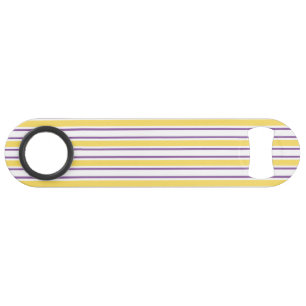 Yellow, purple and white candy stripes