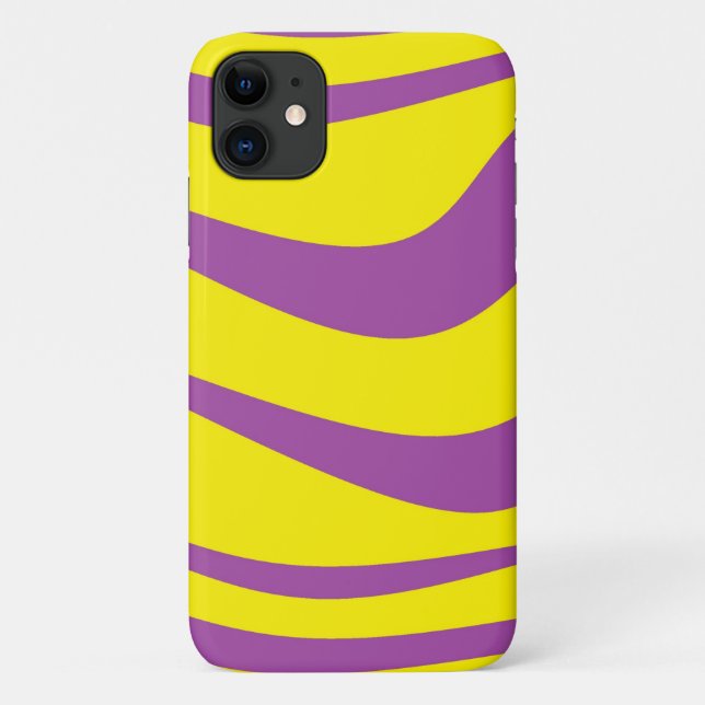 Yellow & Purple Phone Case Apple Samsung Android (Back)