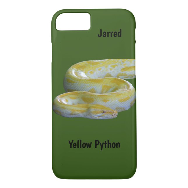 Yellow Python Phone Case (Back)
