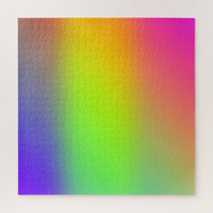 Yellow rainbow colour gradient Puzzle