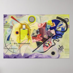Yellow-Red-Blue by Kandinsky Poster