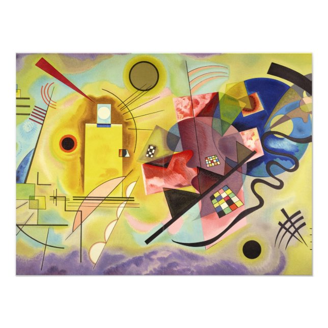 Yellow-Red-Blue by Wassily Kandinsky Photo Print (Front)