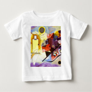 Yellow Red Blue Kandinsky Abstract Painting Baby T-Shirt
