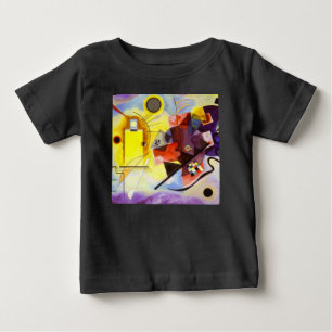 Yellow Red Blue Kandinsky Abstract Painting Baby T-Shirt