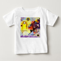 Yellow Red Blue Kandinsky Abstract Painting