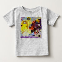 Yellow Red Blue Kandinsky Abstract Painting