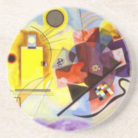 Yellow Red Blue Kandinsky Abstract Painting