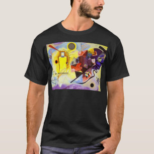 Yellow Red Blue Kandinsky Abstract Painting T-Shirt