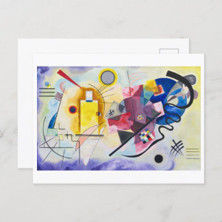Yellow-Red-Blue | Kandinsky | Postcard