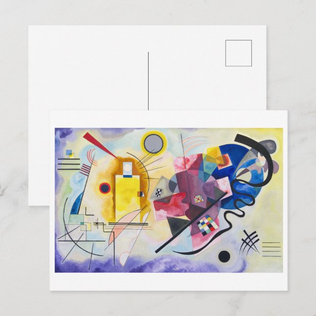 Yellow-Red-Blue | Kandinsky | Postcard (Front/Back)
