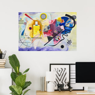 Yellow-Red-Blue   Kandinsky   Poster