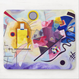 Yellow Red Blue, Wassily Kandinsky Mouse Mat
