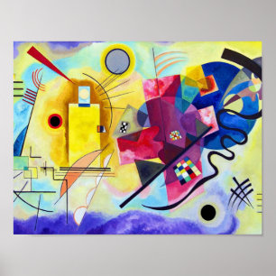 Yellow Red Blue Wassily Kandinsky Poster