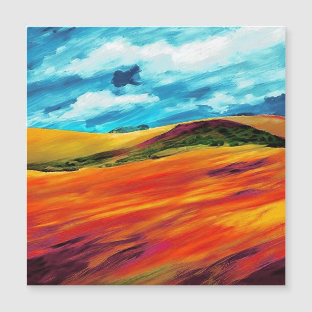 Yellow Red Hills (Front)