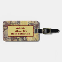 Yellow Red Stone Ask Me About Rock Collection