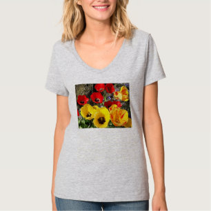 Yellow & Red Tulips T-Shirt