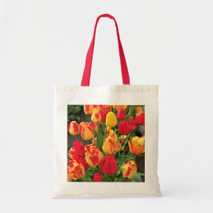 Yellow & Red Tulips Tote Bag