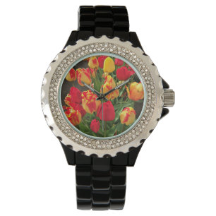 Yellow & Red Tulips Watch