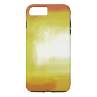 Yellow Red White Colourful Abstract Artwork