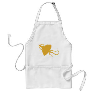 Yellow reptile standard apron