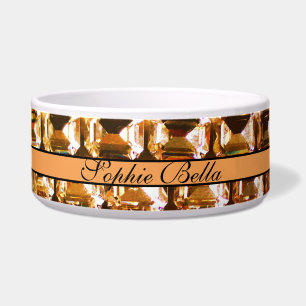 Yellow Rhinestone, yellow diamonds, gemstone  Bowl