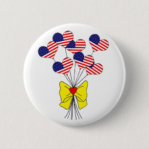 Yellow Ribbon 6 Cm Round Badge