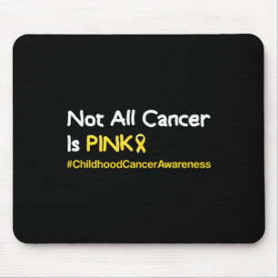 Yellow Ribbon Childhood Cancer For Kids Youth Mouse Mat